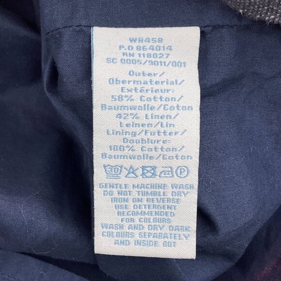 Boden Dress Women 4R‎ Black Pink Stripe Sheath Cotton Linen Classic Career VTG - Picture 8 of 14